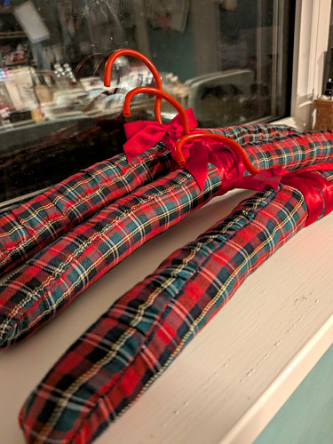 Set padded tartan fabric - set, 3