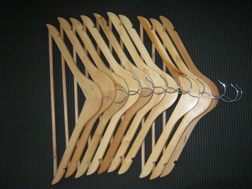 Wooden coat hangers - wooden, hangers...brand