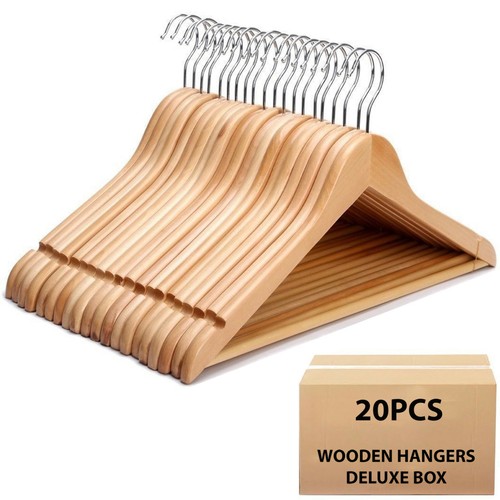 Wooden coat hangers suit - x,