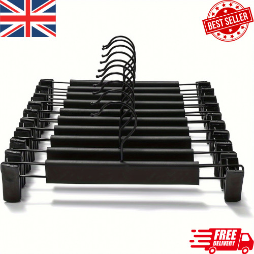 Trouser hangers with clips - trouser,