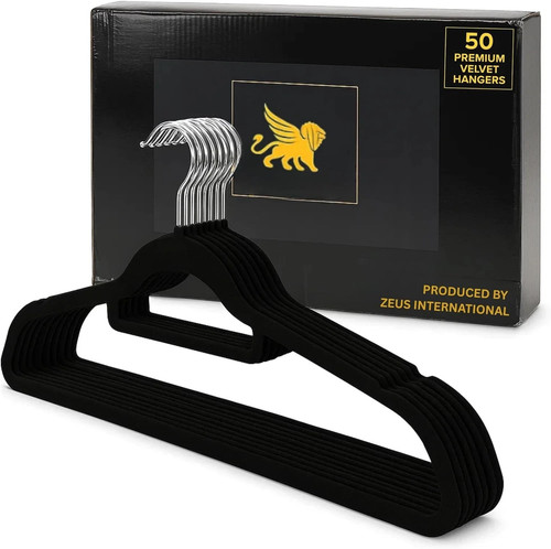 Velvet hangers pack of 50 - velvet,