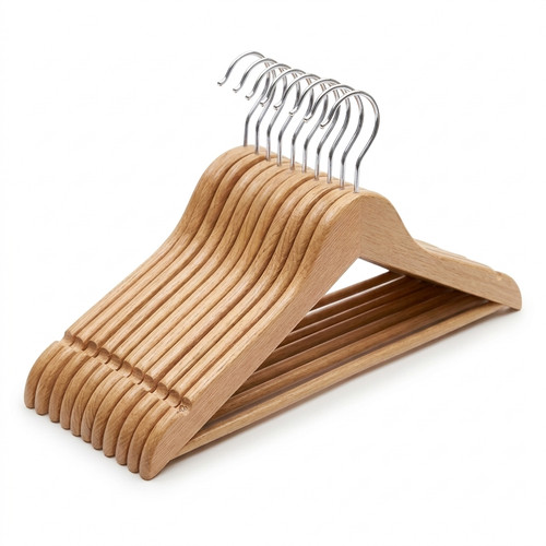 Wooden coat hangers - coat, suit