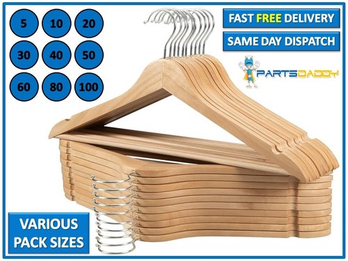 Wooden coat hangers suit - wooden,