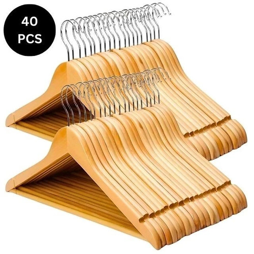 Wooden coat hangers - wooden, suit