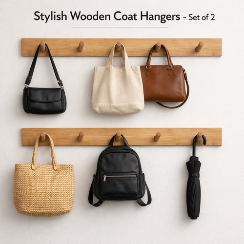 Bamboo coat rack - bamboo,