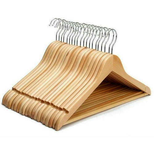 Wooden hangers suit garment - wooden,