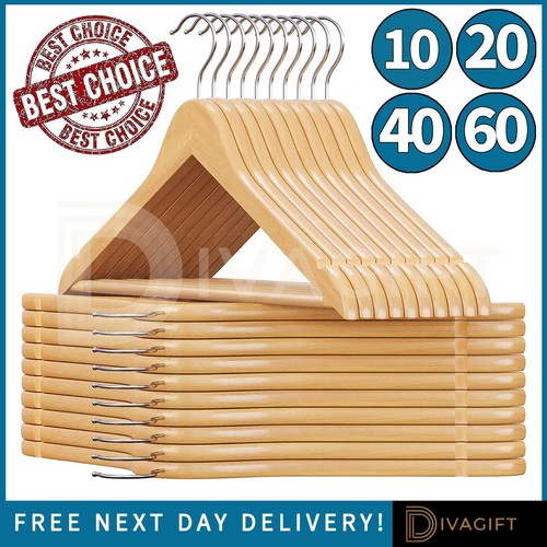 Wooden coat hangers wardrobe - coat,