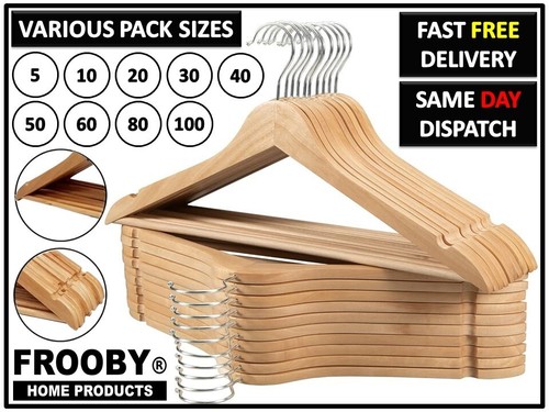 Wooden coat hangers - hangers, suit