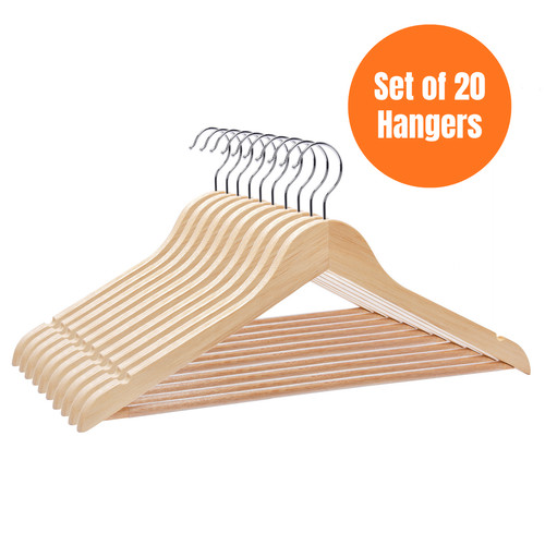 Wooden coat hangers - wooden,