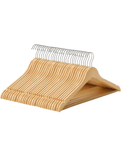Wooden coat hangers suit - coat,